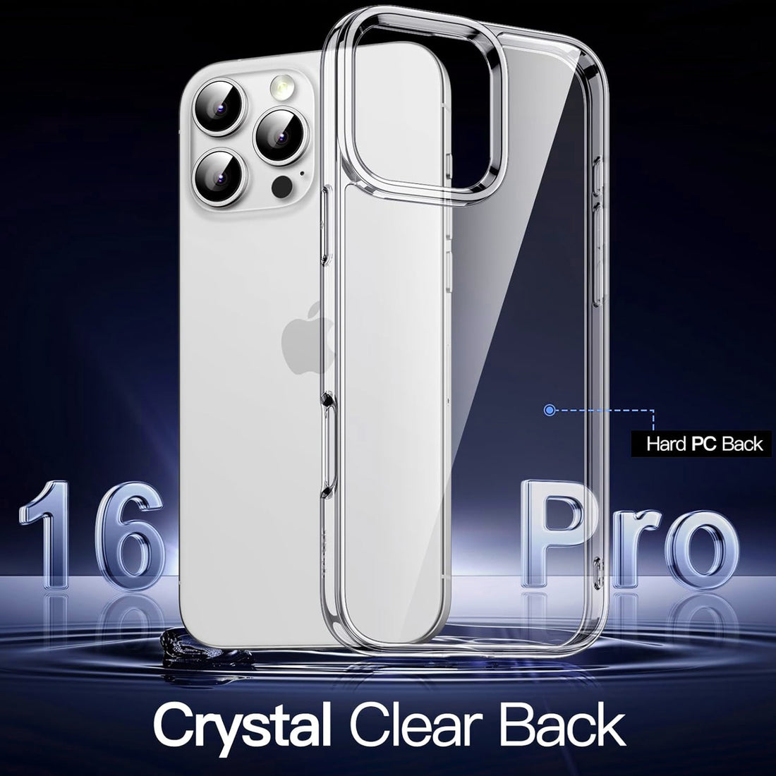 Gel TPU Cover Case for Apple iPhone 16 Pro Max Clear - 2024