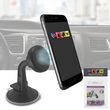 Magnetic Adjustable Universal Car Windscreen Suction Mount Phone Holder Multi-angle 360 Degrees Rotation