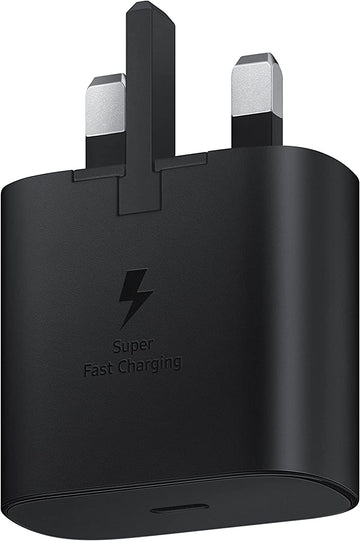 Samsung Original 25W USB-C Wall Plug Charger (w/o cable), Black