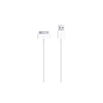 Charging Data Cable for iPhone 4/4s, iPhone 3G/3GS, iPad 1/2/3, iPod, 30-Pin Cable Charger Lead - 1M White